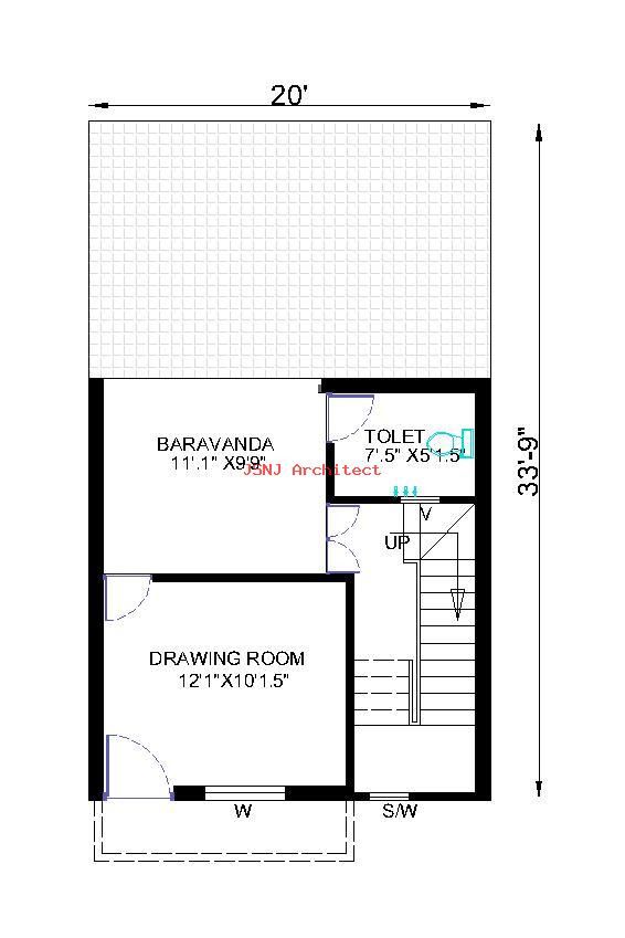 20â€™ Ã— 33â€™ Modern House Plan | Smart & Functional Design